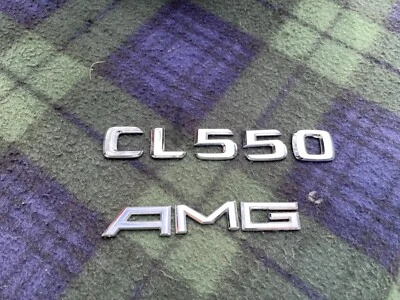 Juego emblema insignia maletero Mercedes-Benz CL 550 W216 OEM Foto 1 de 3