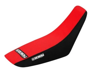 2004 - 2012 HONDA CRF 50 SEAT COVER by Enjoy MFG BLACK & RED GRIPPER #106 - Picture 1 of 3