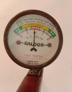 Vintage BALDOR Battery Tester - Picture 1 of 8