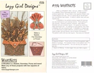Lazy Girl Designs Pattern 114 Purse Basket Fan Doorstop Sachet WhatNots - Picture 1 of 1