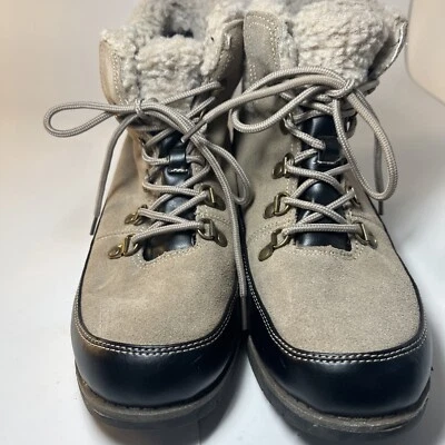 Womens Sporto Darla Fleece Cuff Short Winter Boots - Taupe Size 10M - Image 1 of 4