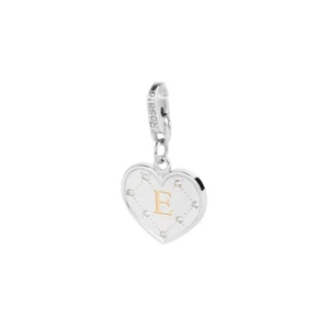 Charm Miniatura Rosato in argento 925 - Cuore con Iniziale "E" - AL005-NEW - Foto 1 di 1