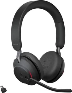 Jabra Evolve2 65 Wireless PC Headset – USB-C Bluetooth Adapter – Black - Picture 1 of 6