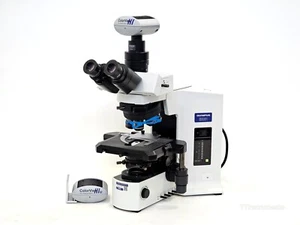 Olympus BX51TF Mikroskop BX51 mit WHN10X/22 Okularen & ColorView Kamera - Bild 1 von 20