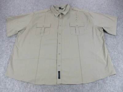511 Tactical Shirt Mens 6XL XXXXXXL Brown Beige Zipper Front Conceal Carry A2 ' - Image 1 of 4