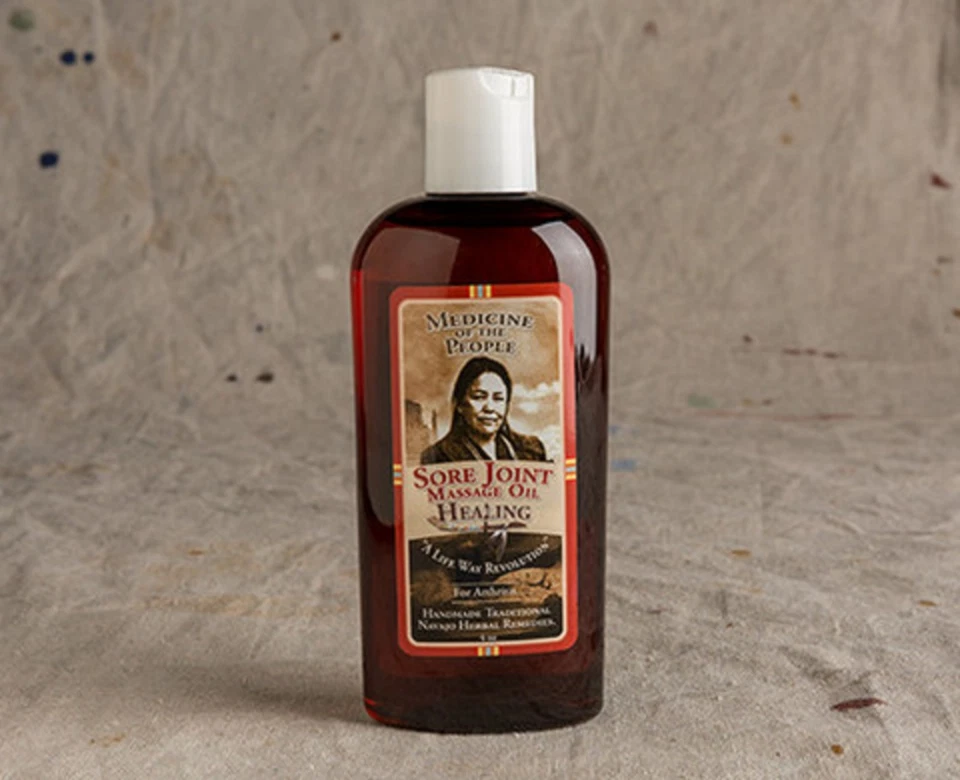 Navajo Medicine Of The People Sore Joint Massage Oil Inflammation Pain 4 floz