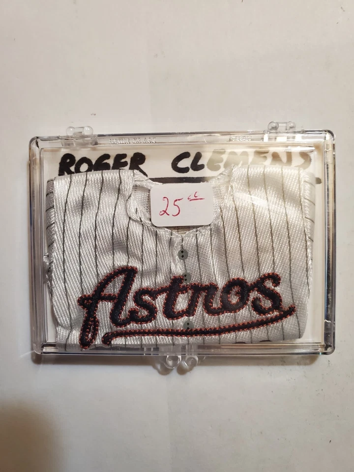 Mini camiseta de béisbol 2005 Upper Deck Roger Clemens. Foto 1 de 1