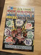 SGT ROCK'S PRIZE BATTLE TALES WAR ANNUAL #1      DC Comics 1964       (F187)