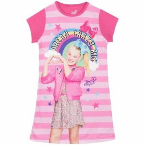 Girls JoJo Siwa Nightdress Jo-Jo Nightie Pyjamas Nighty Age 5 - 12 Years - Picture 1 of 6