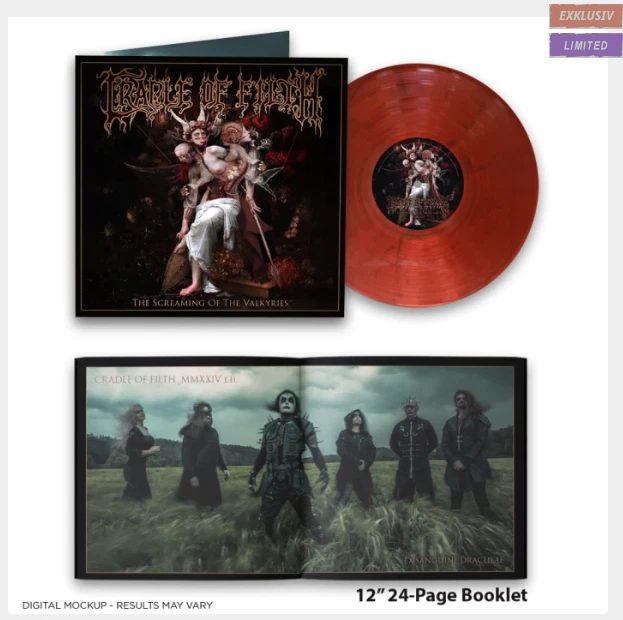 The Screaming Of The Valkyries - Transparent Red Black Marbled LP Limited 300 - Image 1 of 1