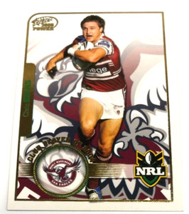 2005 NRL POWER CARD CLUB PLAYER OF YEAR CHASE CARD CP5-CHRIS HICKS-SEA EAGLES