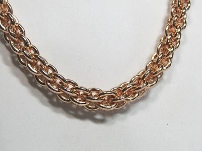 Colar de elos enjaulados Bronzo Italia 20" - Imagem 1 de 4