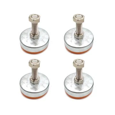 Leveling Feet4pack Leg Leveler 2.4 英寸 Basem12 螺纹780 磅容量适用于工作台  — 第 1/3 张图片