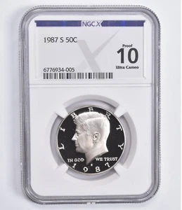 Proof 10 UCam 1987-S Kennedy Half Dollar NGC X NGCX - Picture 1 of 5