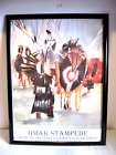Tina Reeve Tharp Omak Stampede Indian Encampment Art Festival Poster 1996 Signed