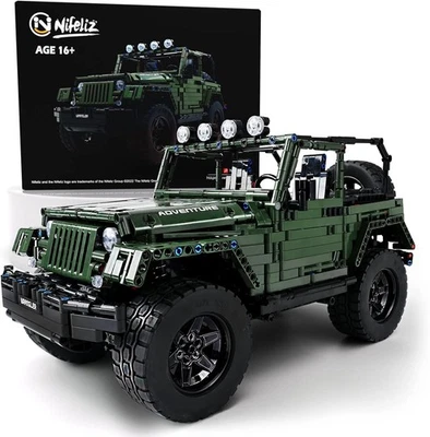 Nifeliz  Jeep Wrangler 1:8 Scale Building Set 2096 pcs Compatible Brands Sealed - Image 1 of 4