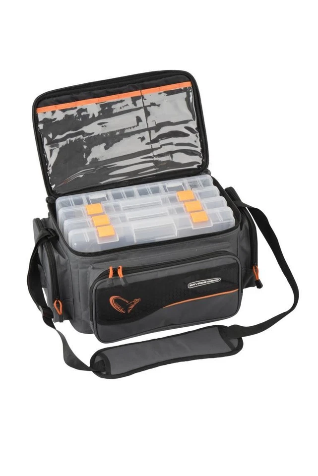 Savage Gear System Box Bag L 4 boxes (24x47x30cm) Kunstköder Tasche - Bild 1 von 1