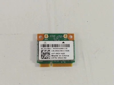 Scheda Wireless Dell 1705 802.11N Mini PCIe + Bluetooth 5GC50 - Immagine 1 di 3
