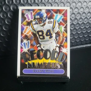 🟣 1999 Topps Record Numbers Randy Moss #RN1 – Minnesota Vikings - Picture 1 of 3