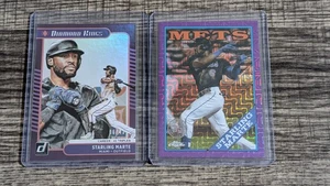 Starling Marte - 2 SSP Card lot Mets & Marlins - Fast Shipping, Read Description - Picture 1 of 12