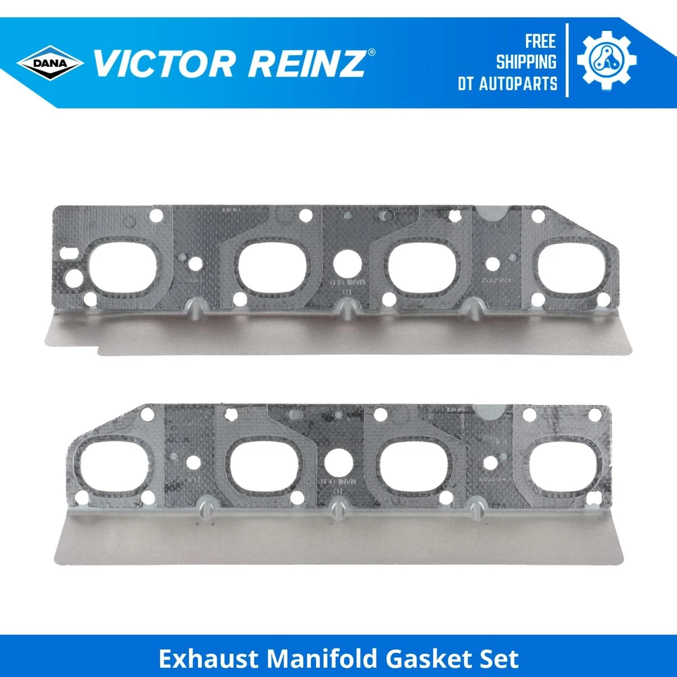 For 2009-2018 Dodge Charger 5.7L V8 Exhaust Manifold Gasket Set Victor Reinz - Image 1 of 1