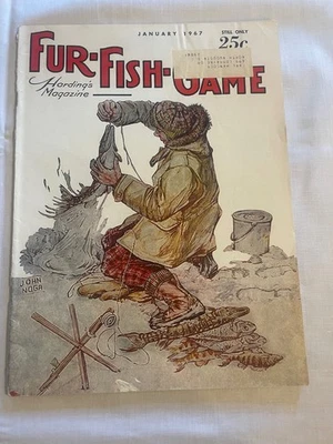 Fur Fish Game Magazine January 1967 Vintage Outdoor Hunting Fishing - Image 1 of 2