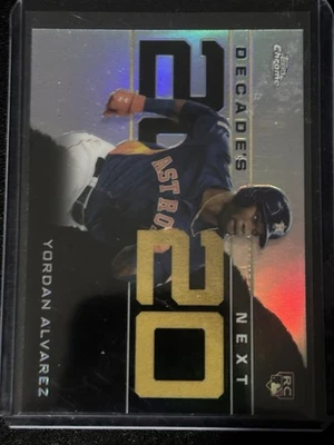 2020 Topps Chrome Yordan Alvarez Decades Next Refractor RC #DNC-4 - Image 1 of 2