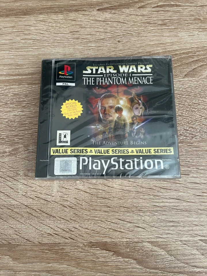 Playstation 1 Star Wars Episode 1 The Phantom Menace PAL NEW SEALED - Image 1 of 4