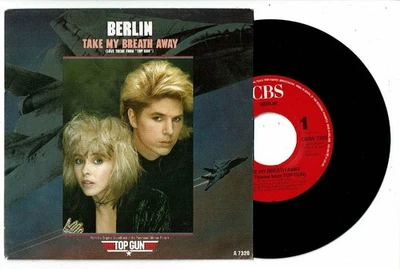 Berlin Giorgio Moroder Vinyl 45 Runden 7 " Take My Breath Away Film Top Gun - - Bild 1 von 2