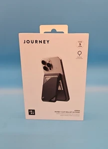 Journey Versa MagSafe Money Clip Wallet & Phone Stand Black JVMWMN - Picture 1 of 6
