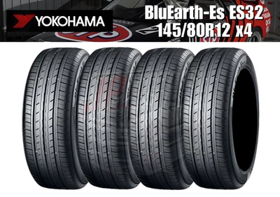 YOKOHAMA BluEarth-Es ES32 145/80R12 x4 Fuel-Efficient All-Season Tire Kei Car - Image 1 of 4
