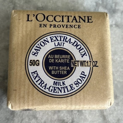 l'occitane en provence Soap Savon Extra-Doux Lail Milk Extra-Gentle Soap 1.7 Oz - Image 1 of 4