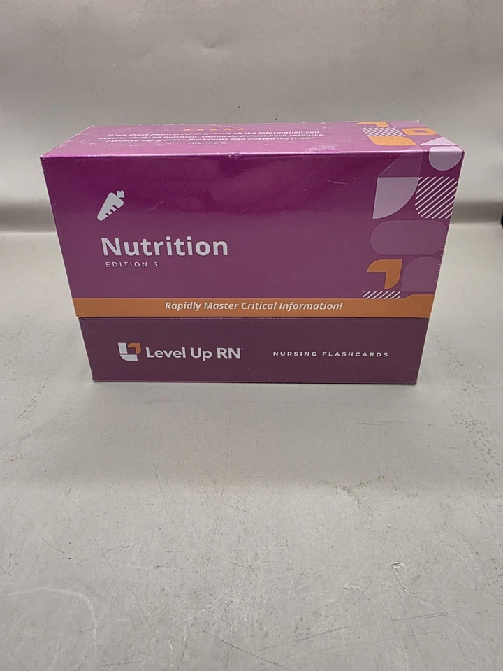 Level Up RN Pharmacology Flashcards Edition 3 Nursing Study Tool NEW Sealed Foto 1 de 4