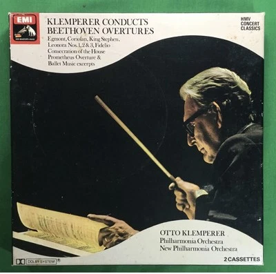 Otto Klemperer, Beethoven Overtures,  Double Audio Cassette Set. - Image 1 of 3