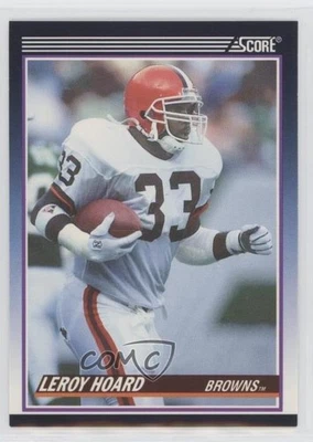 1990 Score Rookie & Traded (Supplemental) Leroy Hoard #106T RC - Image 1 of 2