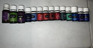 14 Bottles Young Living Essential Oil 5ml & Larger Expired Open & 4 Roll On READ - Picture 1 of 7
