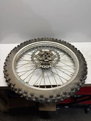 2002-2015 YAMAHA YZ125R YZ250R YZ450F OEM FRONT WHEEL RIM & HUB - Image 1 of 4