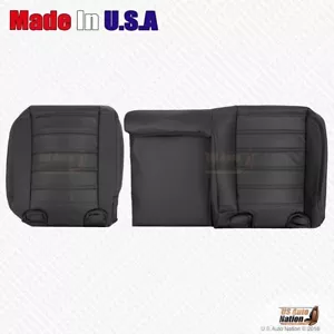 2005 2006 2007 Hummer H2 REAR Driver & Passenger Tops Genuine Leather Cover Blk - Bild 1 von 5