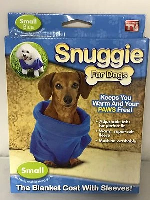 Snuggie For Dogs ~ Small ~Blue