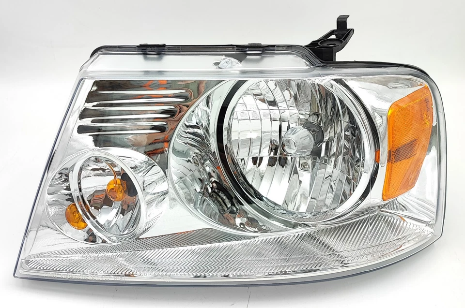Faro conductor izquierdo y bombillas para 2004 2005 2006 2007 2008 Ford F150 F250 Foto 1 de 2