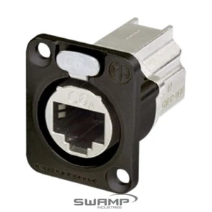 Conector de panel de paso Neutrik NE8FDX-P6-B etherCON Ethernet CAT6A estilo D - Imagen 1 de 2