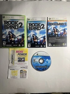 Rock Band 2 (Microsoft Xbox 360, 2008) Completo CIB Probado y Funcionando - Imagen 1 de 6