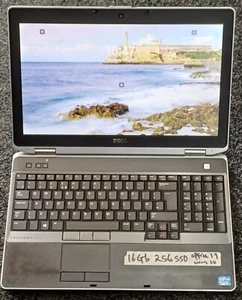 15.6 INCH DELL LATITUDE E6530 CORE I7 16GB 256GB SSD WIN 10 PRO AND OFFICE 2019 - Picture 1 of 16
