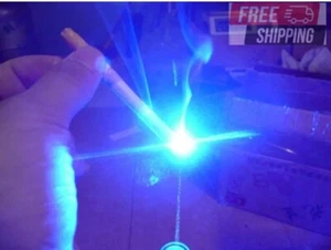 Hochleistungs-blau brennender Laserlichtpointer leistungsstärkster militärischer Laser - Bild 1 von 8
