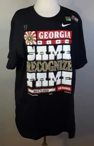 NWT Mens Georgia Bulldogs Back To Back Football Narional Champions Nike Medium - Picture 1 of 6