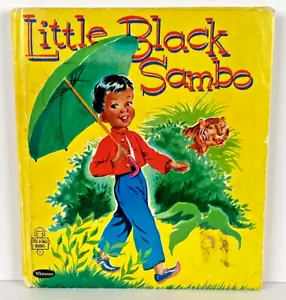 Vintage 1953 ~Little Black Sambo~ Whitman Publishing Tell-a-Tale Hardcover Book - Imagen 1 de 10