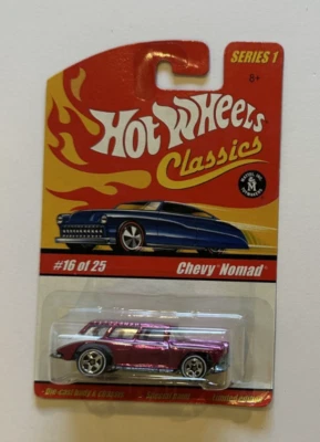 Hot Wheels Classics Series 1 Chevy Nomad Spectraflame Pink #16/25 - Image 1 of 2