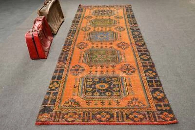 Anatolian Rugs, Turkish Rug, Bedroom Rug, Vintage Rug, 4.3x10.5 ft Large Rug - Image 1 of 4