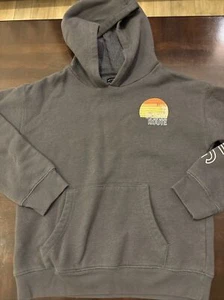 Vintage Billabong L GRAY PULLOVER HOODIE SWEATSHIRT 73 Scenic SKATEBOARD SURF - Picture 1 of 4