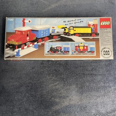 LEGO Trains 7720 Diesel Freight Train Set 99.99% Complete W/Box & Instructions  - Image 1 of 4